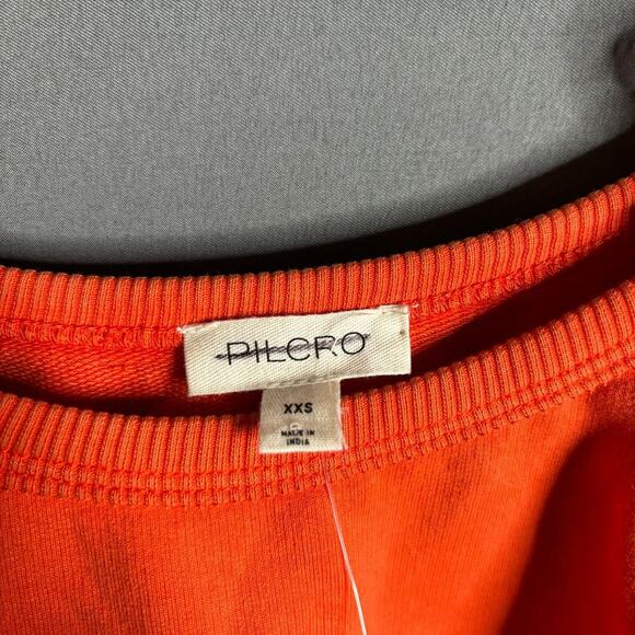 Anthropologie Pilcro Eyelet Ruffle Top Bright Red Size XXS NWT - Picture 7 of 7